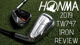 2019 HONMA TW747 IRONS REVIEW [upl. by Agretha]