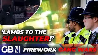 WATCH Met Police Helpless Against Firework GANG WARS As ‘Warzone London’ Worsens Under Sadiq Khan [upl. by Queridas705]