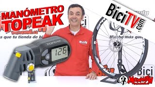 Cómo usar el manómetro Topeak para bicicleta [upl. by Amsed792]