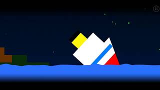 Sinking Of The Costa Concordia A Geometry Dash And Special 200 Subscribers [upl. by Allebram236]