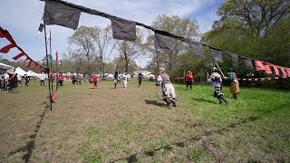 Rapier Sword Dagger Buckler 3v3 Tourney SCA Gulf War 2024 [upl. by Tav]