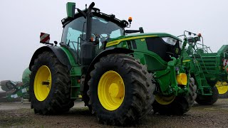 John Deere 6R 185 Tractor FIRST LOOK [upl. by Martica933]