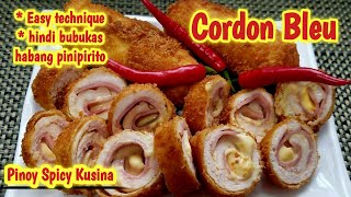 Chicken Cordon Bleu Easy Recipe [upl. by Ardnahsal]