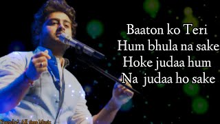 Baaton ko Teri Song lyrics  Arijit Singh  Abhishek bachchan amp Asin  Full Song [upl. by Dorcia27]