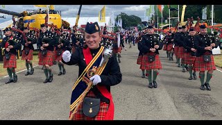 Pipes amp Drums Royal Highland Show [upl. by Lerrud]