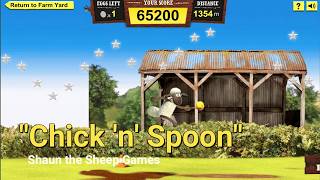 Shaun the Sheep Games  Play quotChick n Spoonquot Online for Free [upl. by Socha]