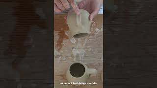 Lage keramikk kopp med hank Nettkurs hos artskillno ceramics keramikk onlinekurs onlinecourse [upl. by Noek492]