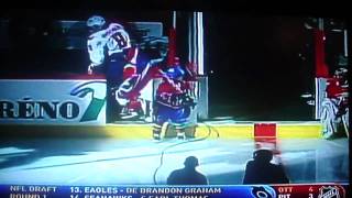 Ovechkin Sprays Ice on kid April 21 2010 [upl. by Jabin873]