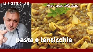 PASTA E LENTICCHIE alla napoletana [upl. by Kenaz]