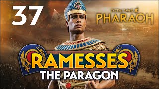 FURY OF THE PHARAOHS GUARD Total War Pharaoh  Ramesses Campaign 37 [upl. by Nagard]