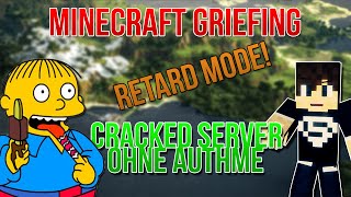 Minecraft Retard Mode Griefing  Cracked Server ohne Authme [upl. by Heng]