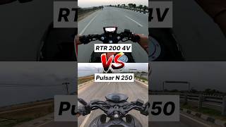 Pulsar N250 vs Apache RTR 200 4v Gear Challenge shorts n250 [upl. by Flanigan]