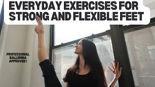 Transform Your Feet Daily Exercises for Strength amp Flexibility  BallerinaApproved  w theraband [upl. by Gautious]