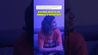 KAYDEN SHARMA reaction on Emiway bantais Shoutout in  DEPENDENT KAUVE   KING VS EMIWAY BANTAI [upl. by Rehtse357]