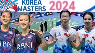 KusumaPratiwi INA VS Li Yi JingLuo Xu Min CHN  Semifinal Korea Masters 2024 [upl. by Jasmine349]