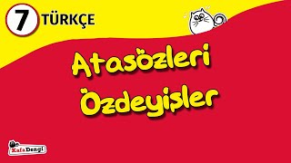 7 Sınıf Türkçe Ders 11  Atasözleri Özdeyişler [upl. by Yarehs]