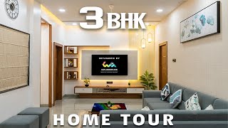 Simple amp Elegent 3bhk Home Tour  Dighi  Best Interior Designer in Pune  Kams Designer Zone [upl. by Nessy99]