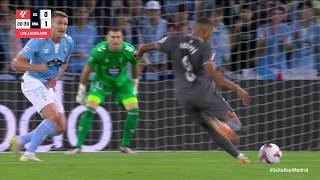 Kylian Mbappe STRIKES from outside the box in Real Madrid vs Celta Vigo 🎯  ESPN FC [upl. by Cleon]