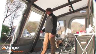 Vango Caravan Awning  Varkala AirAwning® filmed 2014 [upl. by Emmaline]