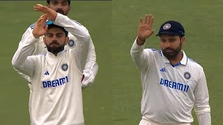 Rohit Sharmas Mysterious Reaction on VIrat kohli KL Rahul Taking DRS During IND vs SA 1st Test [upl. by Evslin605]