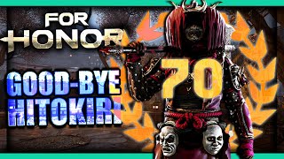 Grind to Rep 70 Hitokiri  For Honor Elimination  Huzzah [upl. by Boor]