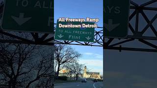 All Freeways Ramp in downtown Detroit viral shorts shortvideos [upl. by Igic]