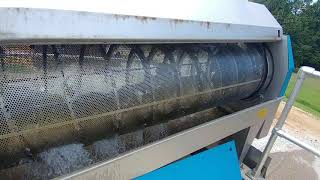 Wastewater Screen Cleantek Rotosieve [upl. by Ahsilet]