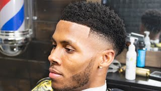 HOW TO CUT A DROP FADE WITH ONE GUARD  STEP BY STEP BARBER TUTORIAL [upl. by Clari]