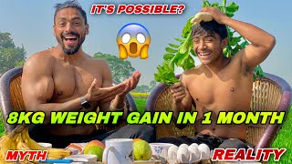 8kg Weight Gain In Just 1 Month 🤔  It’s Possible  Episode 3  Vipin Yadav [upl. by Eivets]