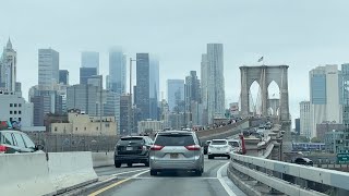 Driving New York City to New Haven Connecticut on a Rainy Day  FDR Drive Bruckner Expy I95 N [upl. by Roxine]