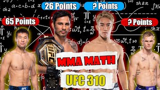 I Used MMA Math to Predict UFC 310 Alexandre Pantoja vs Kai Asakura [upl. by Sulrac]