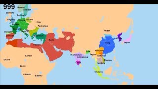 Mapa do mundo de 3000ac até 1000dc 4000 anos de guerras [upl. by Ennaeel]