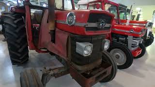 1974 Massey Ferguson 185 41 Litre 4Cyl Diesel Tractor 75 HP [upl. by Cary61]