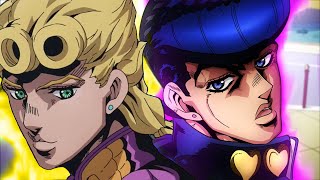 Josuke moments with Giornos Theme and vice versa [upl. by Ahsilla]