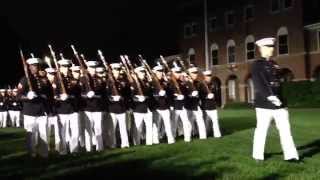 Pass in Review Marine Barracks Washington DC [upl. by Nolyarb]