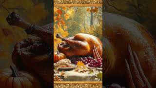 Christmas picture frames thanksgiving frame art 4k framedchristmastvart arthub thaksgiving food [upl. by Wellesley]