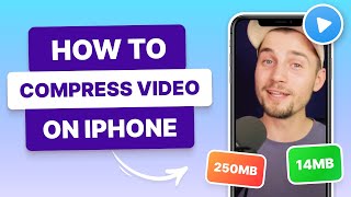 How to Compress a Video on iPhone  FREE Online Compressor [upl. by Odette]