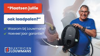 Laadpaal installeren  Herman aan het woord  Elektricien Louwmans⚡ [upl. by Aneehs]