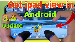 iPad view Pubg mobile 33 iPad view confing file 100 safe [upl. by Hutt]