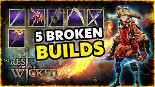 The Best BUILDS No Rest for the Wicked  5 Best WEAPONS No Rest for the Wicked Build Guide [upl. by Berl]