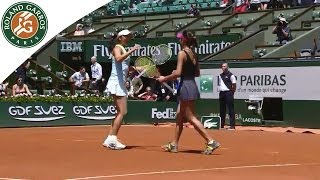 SWHsiehSPeng v SErraniRVinci 2014 French Open womens double Final Highlights [upl. by Enirrok825]