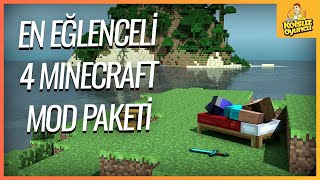 EN EĞLENCELİ 4 MINECRAFT MOD PAKETİ [upl. by Elleynod416]