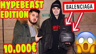 WIE VIEL IST DEIN OUTFIT WERT 😱🔥 HYPEBEAST EDITION  STREET UMFRAGE  MAHAN [upl. by Bilow]