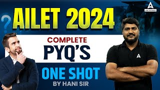 AILET 2024  Complete Reasoning PYQs In One Shot  AILET 2024 Preparation [upl. by Htide]