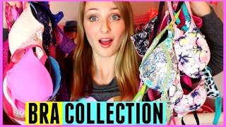 MY BRA COLLECTION  Pushups Sports Bras Bralettes amp More [upl. by Anett889]