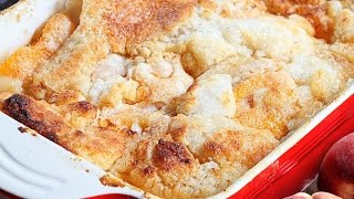 Peach cobbler recipe easy with fresh peaches [upl. by Ros]