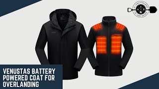 Venustas Battery Powered Heated Coat Review Features How Long It Stays On Thoughts Quality [upl. by Ainit]