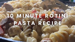 10 MINUTE PASTA RECIPE  EASY ROTINI RECIPE 10minutesrecipe rotini pasta cookingchannel [upl. by Enyt]