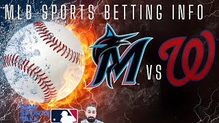 Miami Marlins VS Washington Nationals MLB Sports Betting Info for 42924 [upl. by Valene865]