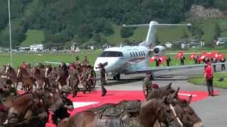 Pilatus PC24 Rollout 75 Years Pilatus Aircraft [upl. by Uamak740]